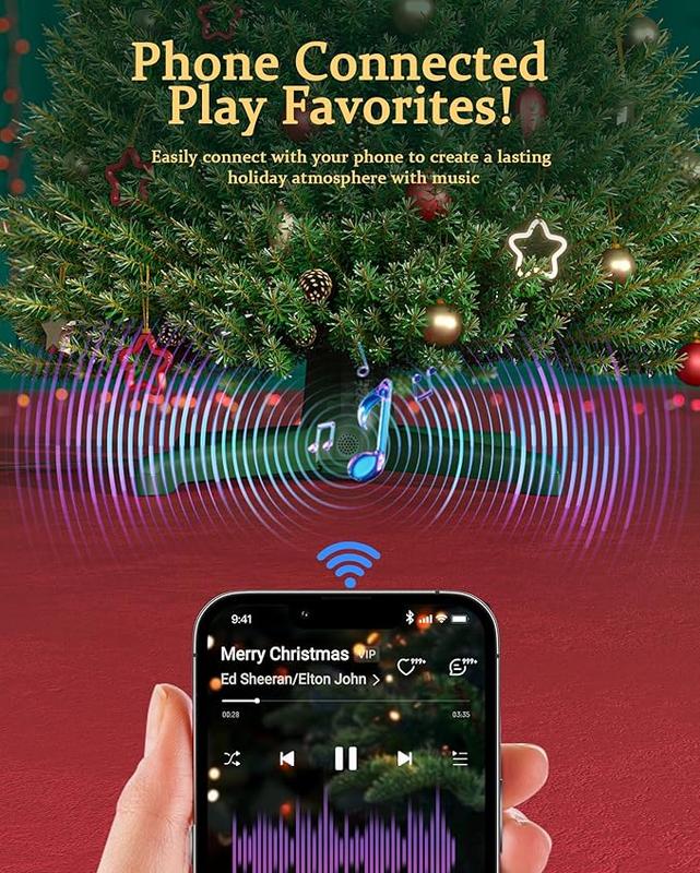 Jollyspin™ Musical Rotating Christmas Tree Stand