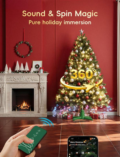 Jollyspin™ Musical Rotating Christmas Tree Stand