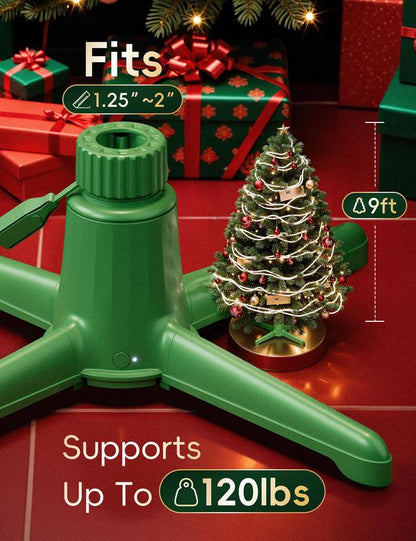 Jollyspin™ Musical Rotating Christmas Tree Stand