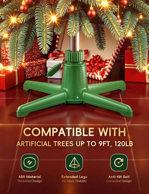 Jollyspin™ Musical Rotating Christmas Tree Stand
