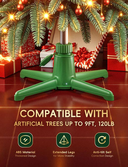 Jollyspin™ Musical Rotating Christmas Tree Stand